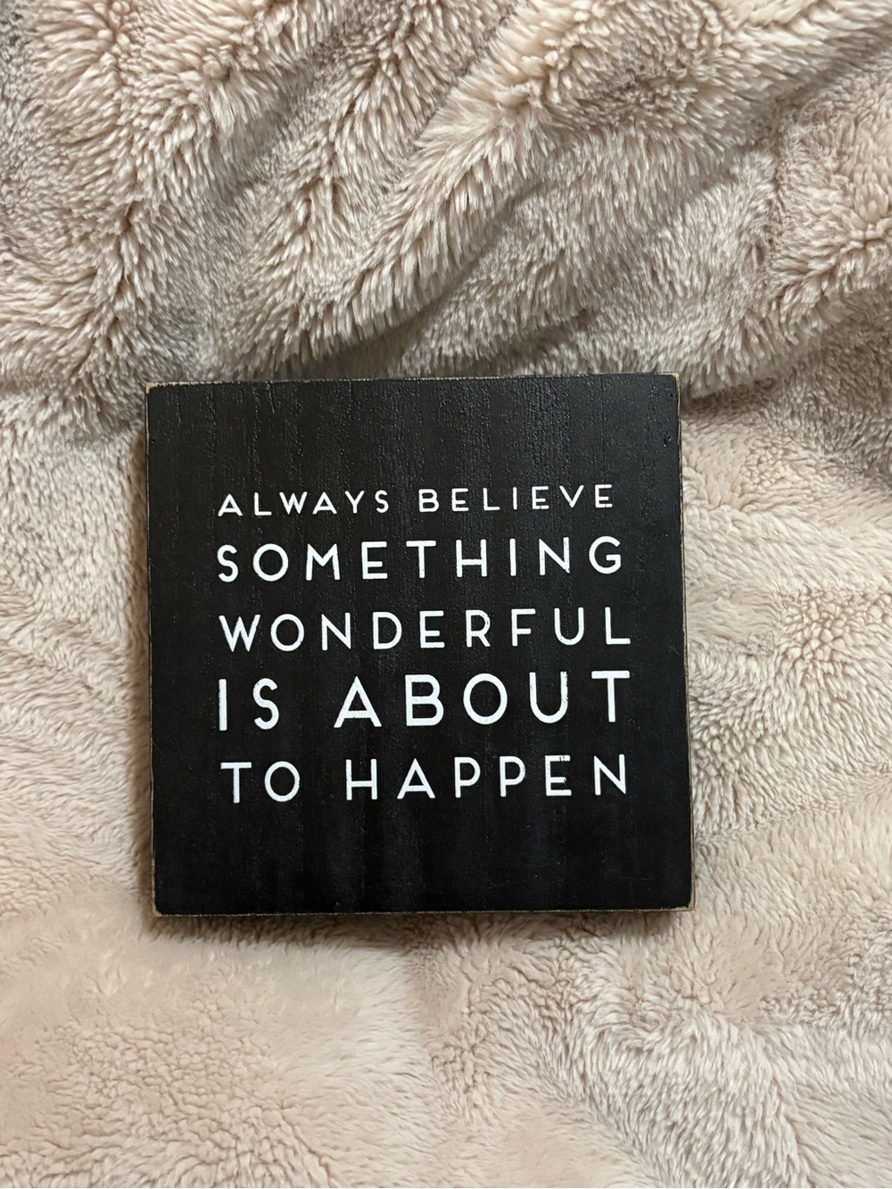 Marshalls Black and White Motivational Wood Wall Plaque
